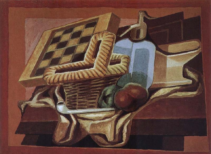 Juan Gris Siphon bottle and skep oil painting image
